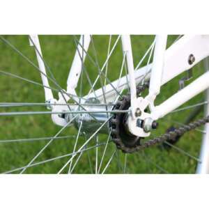 La Vida Naiste linnaratas valge korviga Jalgrattad Elektritõukerattad ja laste elektriautod 2