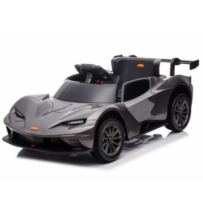 KTM X-BOW GTX litsentsiga elektriline sõiduauto, lastele vanuses 2-6 aastat, 90W, 12V-7Ah, premium, hall