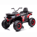 Sõidukiga elektriline ATV lastele Super Off road, 4x4, 140W 12V, RC, pleier, punane