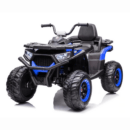 Lastele sõidetav elektriline ATV SuperOffroad, 4x4, 140W 12V, RC, muusikapleier, sinine