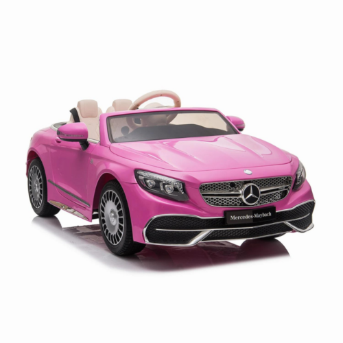 Litsentsiga sõiduauto lastele Mercedes S650 MAYBACH, 90W, 12V, premium, roosa