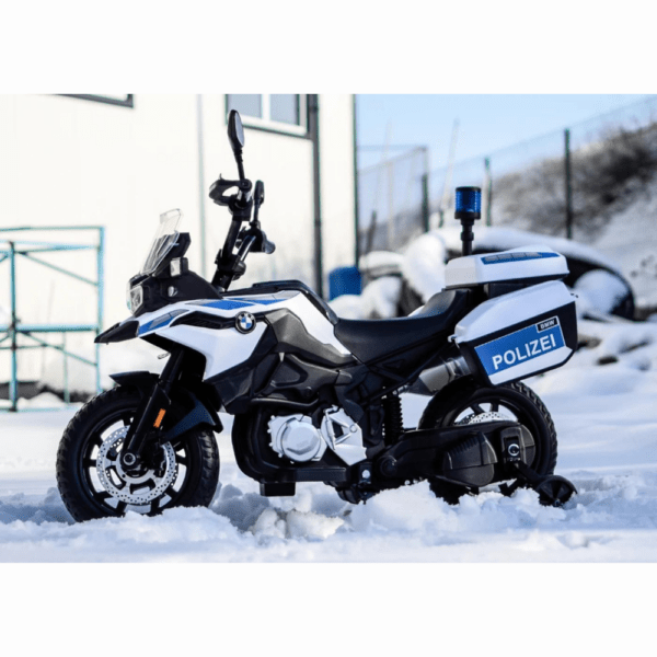 BMW F850 GS litsentseeritud elektriline politsei mootorratas, 90 W 12 V, EVA ratastega