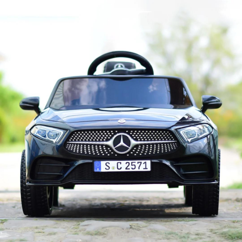 Lastele mõeldud sõiduauto Mercedes CLS350 – esmaklassiline 12 V must luksussõiduk