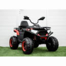 SuperOffroad Ride-On elektriline ATV lastele – esmaklassiline 12V 4x4 punane kaugjuhtimispuldiga ATV