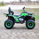 Sõidukiga elektriline ATV lastele Super Off road, 4x4, 140W 12V, RC, muusikapleier, roheline