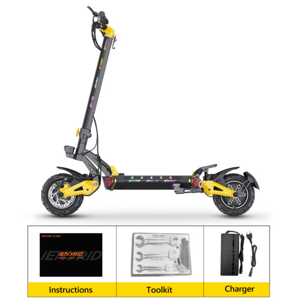 iENYRID ES60 Off-Road Elektritõukeratas – 2400W Kaksikmootor, 52V / 23Ah, 70 km iENYRID Elektritõukerattad, elektrilised jalgrattad ja laste elektriautod 10