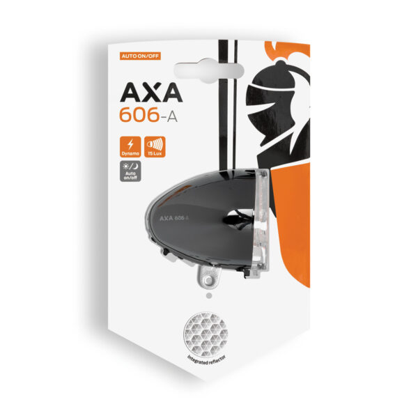 Esituli AXA LUX 606 AUTO 15 DARK CHROME 60CM Jalgrattatuled Elektritõukerattad, elektrilised jalgrattad ja laste elektriautod 5