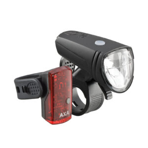 Tuledekomplekt AXA GREENLINE25/SET/25LUX-1LED/USB/ON-OFF/CB Jalgrattatuled Elektritõukerattad, elektrilised jalgrattad ja laste elektriautod 1