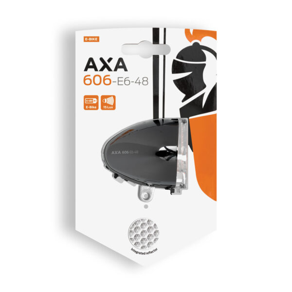 Esituli AXA 606 E-BIKE6-48 VOLT 15 LUX DARK CHROME Lisavarustus Elektritõukerattad, elektrilised jalgrattad ja laste elektriautod 2