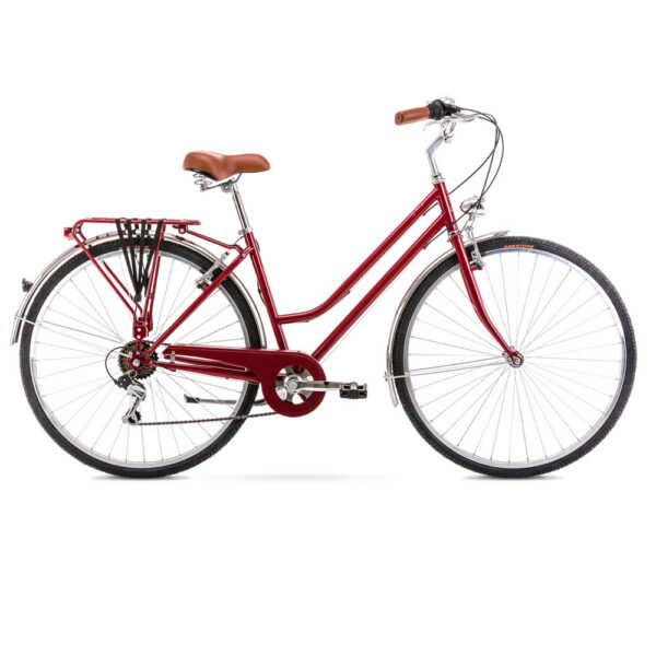 Jalgratas ROMET Vintage Eco D, 28″ punane (L) Jalgrattad Elektritõukerattad, elektrilised jalgrattad ja laste elektriautod