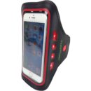 Telefonihoidja käe ümber TUNTURI LED Telephone Sport Armband, punane Mobiilitarvikud Elektritõukerattad, elektrilised jalgrattad ja laste elektriautod 1