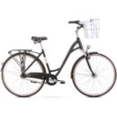 Jalgratas ROMET Art Deco Lux, 28″ esikorviga, must (L) Jalgrattad Elektritõukerattad, elektrilised jalgrattad ja laste elektriautod