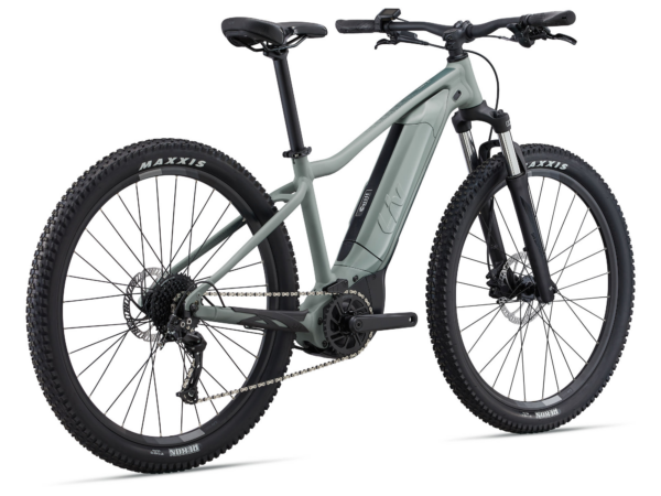 2023. aasta Liv Tempt E+ 3 elektrijalgratas Eucalyptus rohelises värvitoonis.
