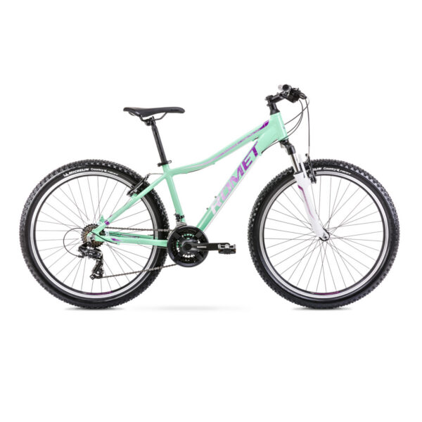 Jalgratas ROMET Jolene 6.1, 26″ roheline-lilla (L) Jalgrattad Elektritõukerattad, elektrilised jalgrattad ja laste elektriautod