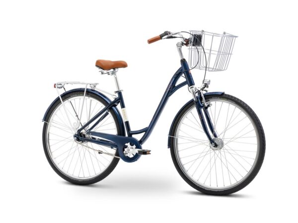 Jalgratas ROMET Art Deco Lux, esikorviga, sinine (M) Jalgrattad Elektritõukerattad, elektrilised jalgrattad ja laste elektriautod 2