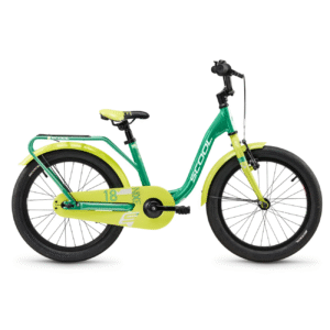 Laste jalgratas S´COOL niXe, 18″ Green/Lime Jalgrattad Elektritõukerattad, elektrilised jalgrattad ja laste elektriautod
