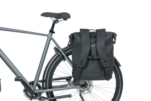 Seljakott pakiraamikinnitusega BASIL SoHo Nordlicht, 17 L, LED, must Lisavarustus Elektritõukerattad, elektrilised jalgrattad ja laste elektriautod 8