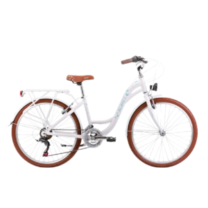 Tüdrukute jalgratas ROMET Panda 1, valge-sinine