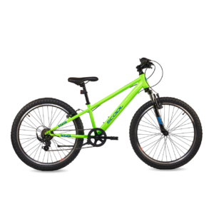 Laste jalgratas S'COOL Xroc, 24" Neon Green/Ocean