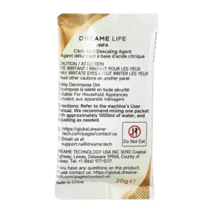 Citric acid descaling agent for Dreame N20 Steam 20g x 12pcs – pilt 2