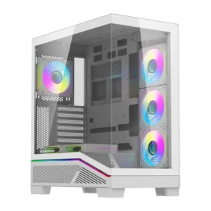 Computer case Darkflash K430 + fans (white) – pilt 2
