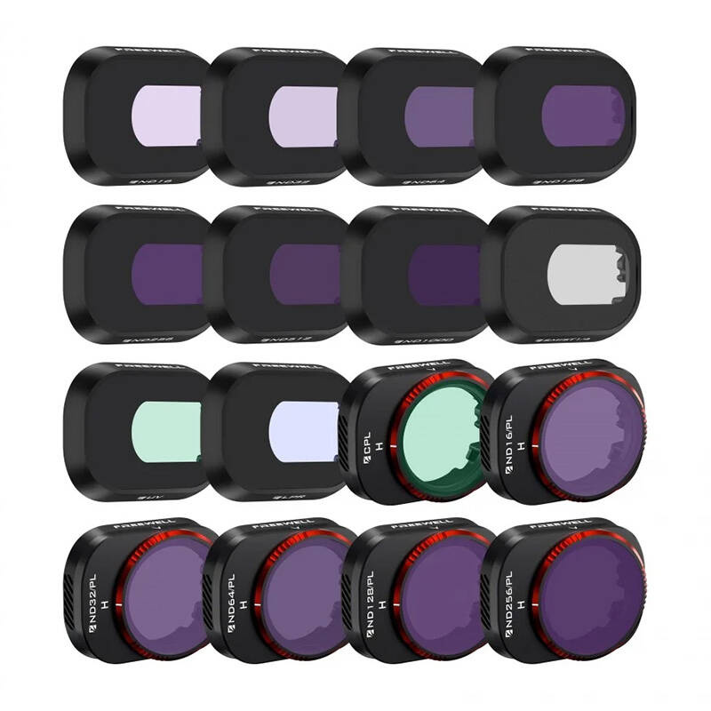 Freewell 16 filtrit DJI Mini 4 Pro droonile