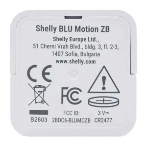 Shelly BLU Motion ZB Motion Sensor – pilt 2