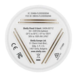 SHELLY Flood S Gen4 Smart Flood Sensor – pilt 2