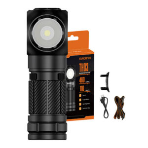 Superfire TH03 multi-function flashlight, 460 lm, USB-C, 5 modes – pilt 2